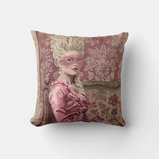 Let me tell you a secret throw pillow (Front)
