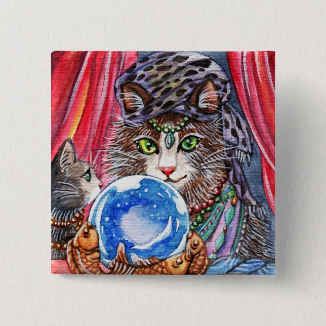 Let Me Tell Your Fortune Pinback Button (Front)