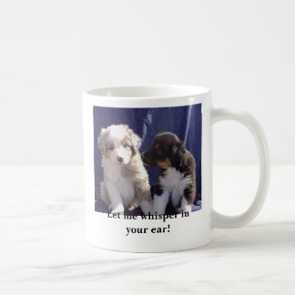 Let me whisper in your ear! coffee mug