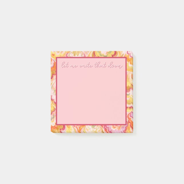Let Me Write That Down Post-It Notes (Front)