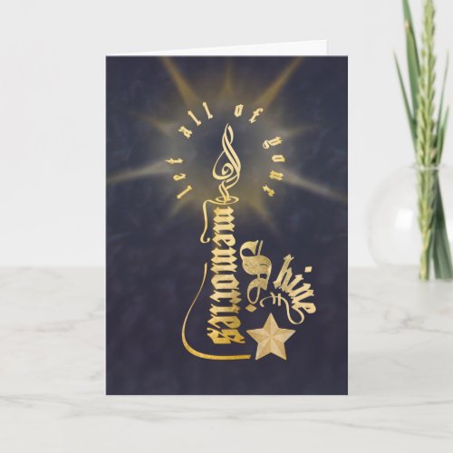 Let Memories Shine _ Gold Star Mothers Day Card