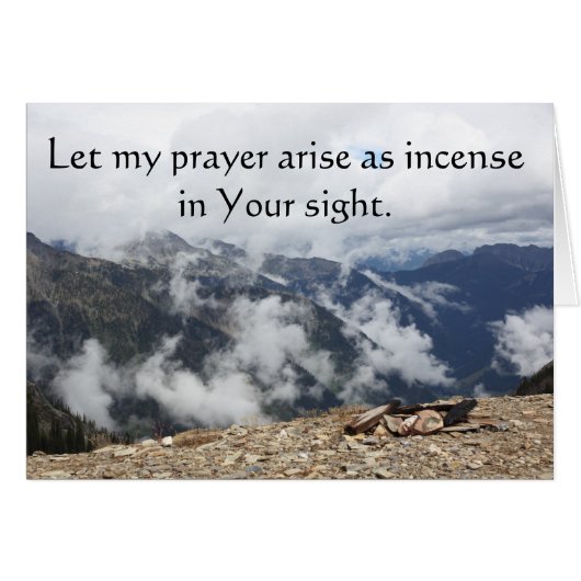 Let My Prayer Arise as Incense Cards (Front Horizontal)