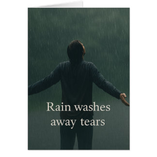 Let Nature Grieve With You Card