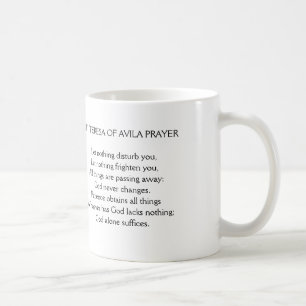 Let Nothing Disturb You Prayer Mug