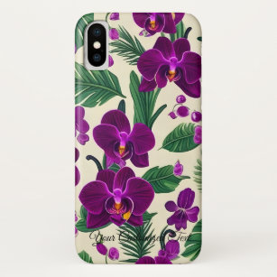 Let Orchid Flowers Blossom in Your Life iPhone X Case