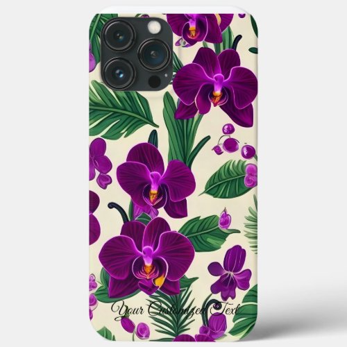 Let Orchid Flowers Blossom in Your Life iPhone 13 Pro Max Case