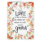 Let our LOVE grow (Front)
