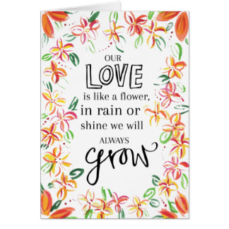 Let our LOVE grow Cards