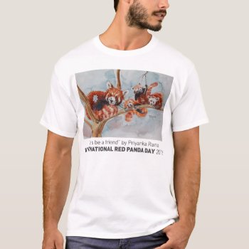 “let’s Be A Friend” Men's Tee by RedPandaNetwork at Zazzle