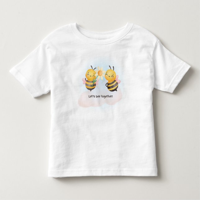 Let’s bee together  toddler t-shirt (Front)