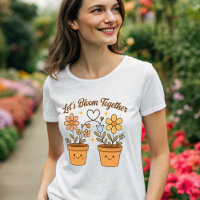 Let’s Bloom Together – Cute Plant Love
