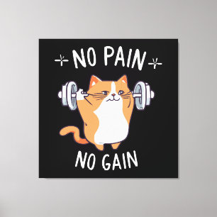 Let s Build Some Muscle! Gym Time! Canvas Print