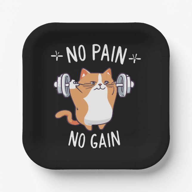 Let s Build Some Muscle! Gym Time! Paper Plates (Front)