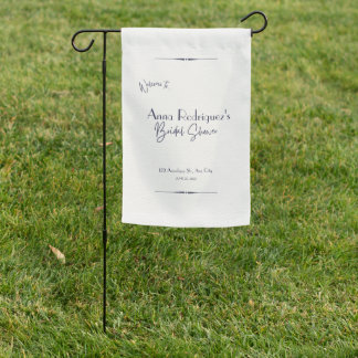 Let’s Celebrate! Bridal Shower Outdoor Flag