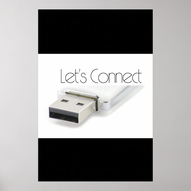 Let’s connect USB Poster (Front)