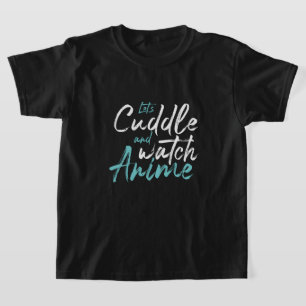 Let’s Cuddle and Watch Anime - Cozy Stay-Home T-Shirt
