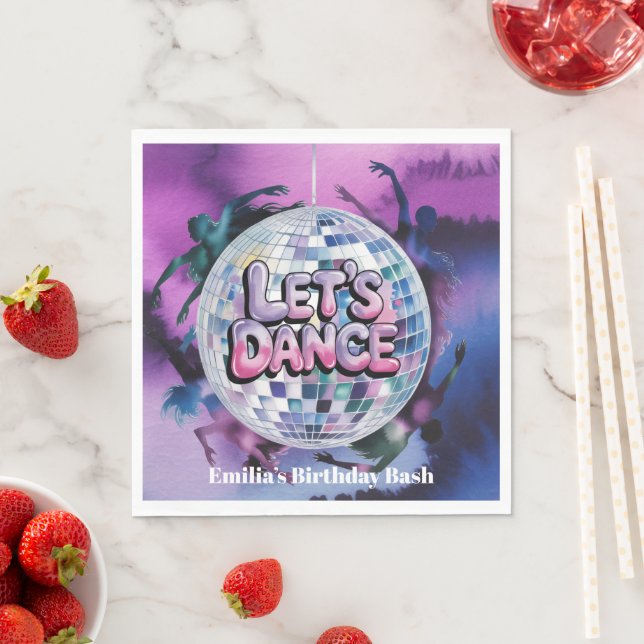 Let’s Dance Birthday Party Bash Napkins (Insitu)