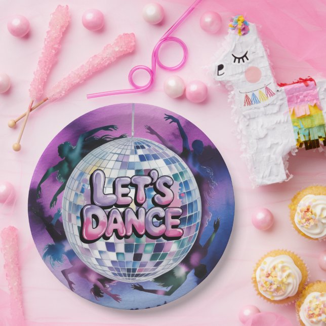 Let’s Dance Birthday Party Bash Paper Plates (Party)