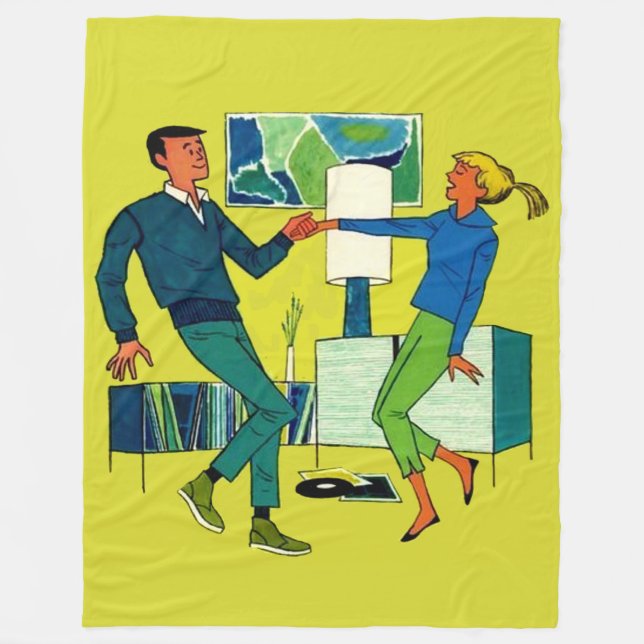 Let’s Dance Fleece Blanket (Front)