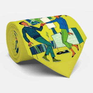Let’s Dance print Neck Tie