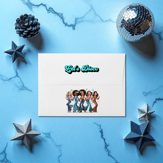 Let’s Disco Retro Party – Dancing Queens  Envelope (Let’s Disco Retro Party – Dancing Queens Envelope)