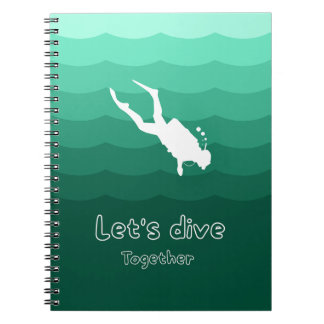Let’s Dive Together | Cute Ocean Adventure Notebook