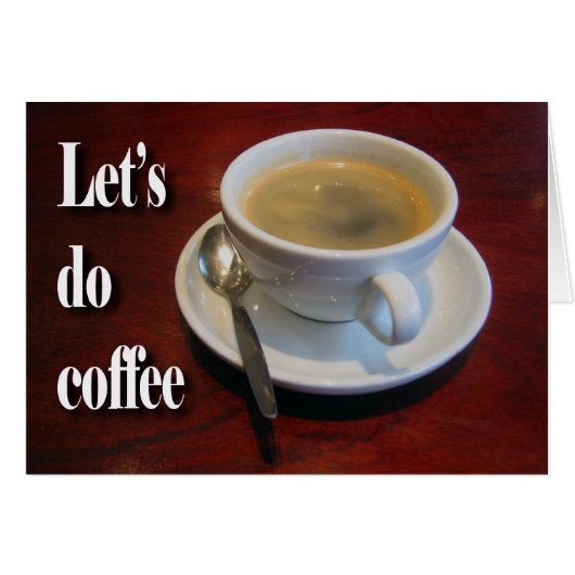 Let’s do Coffee Cards (Front Horizontal)