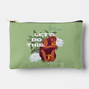 "Let’s Do This" Monkey - The White Lotus Accessory Pouch