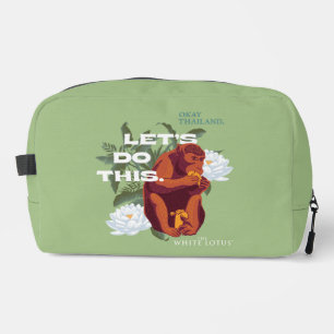 "Let’s Do This" Monkey - The White Lotus Dopp Kit
