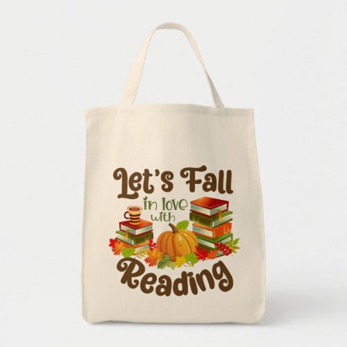 Letâs Fall in Love With Reading Tote Bag