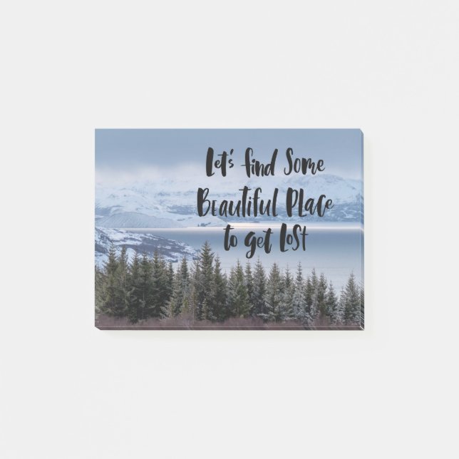 Let’s Find Some Beautiful Place Post-it Notes (Front)