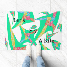 “Let’s Fly A Kite” Welcome Mat