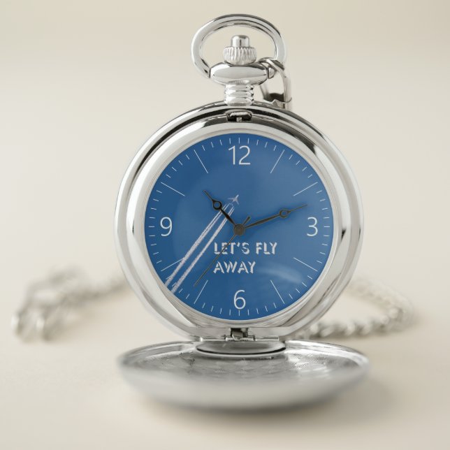 Let’s fly away pocket watch (Inside)