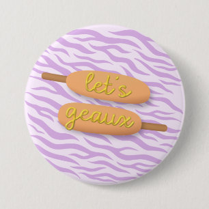 Let’s Geaux Corndog Pin – LSU Game Day