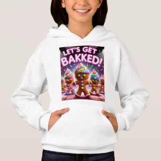 Let’s Get Baked! – Funny Dancing Gingerbread Chris Hoodie