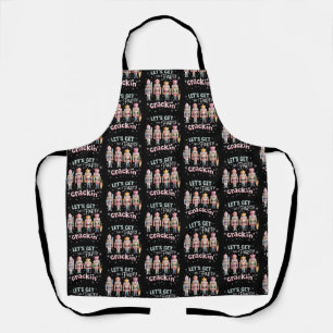 Let’s Get Crackin’ Christmas Party Nutcracker Xmas Apron