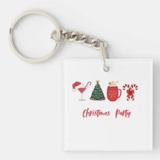 Let’s Get Jolly – Funny Christmas Party Keychain