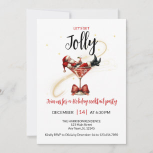 Let’s Get Jolly Holiday Party Invitation