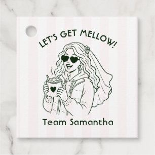 Let’s Get Mellow Camp Bride Bachelorette Weekend Favor Tags
