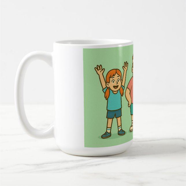Let’s Get Physical! Coffee Mug (Left)