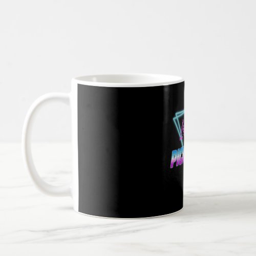 Lets Get Pickleball 80s Retro Coffee Mug