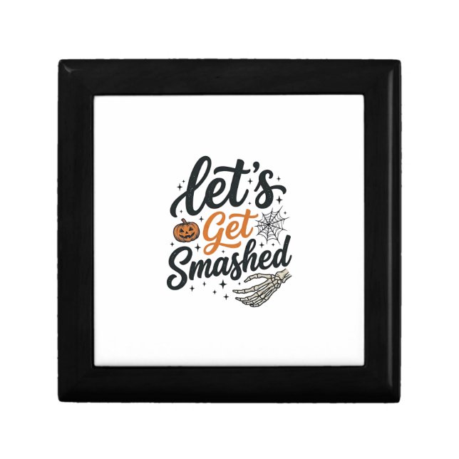 Let’s Get Smashed Halloween Pumpkin Gift Box (Front)
