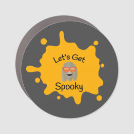 Let’s Get Spooky Car Magnet