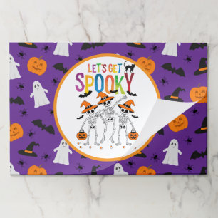 Let’s Get Spooky Halloween Paper Placemat
