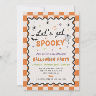 Let’s Get Spooky Halloween Party Invitation