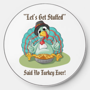 Let’s Get Stuffed Thanksgiving Holiday Turkey Wireless Charger