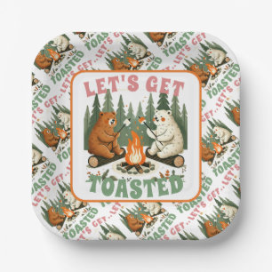 Let’s Get Toasted – Campfire Cuties Edition Paper Plates