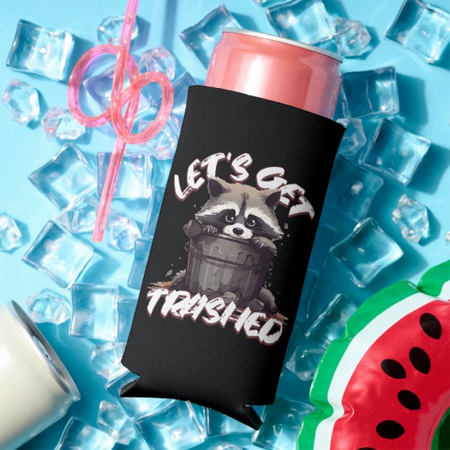 Let’s Get Trashed Seltzer Can Cooler (In Situ Summer)