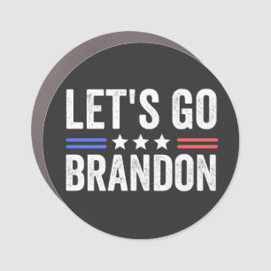 LET’S GO BRANDON Cardinal Car Magnet