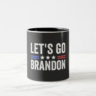 LET’S GO BRANDON Cardinal Two-Tone Coffee Mug